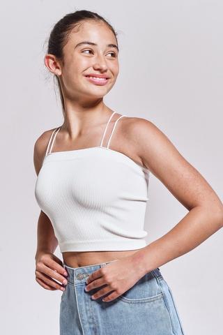 SEAMLESS BANDEUA TOP