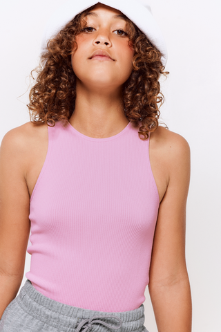 SO ME Floral Jacquard Seamless Tank Top