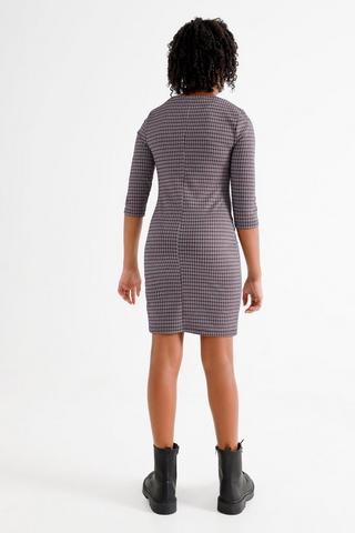 Check Bodycon Dress