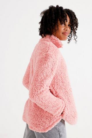 Fluffy shop bomber jacket