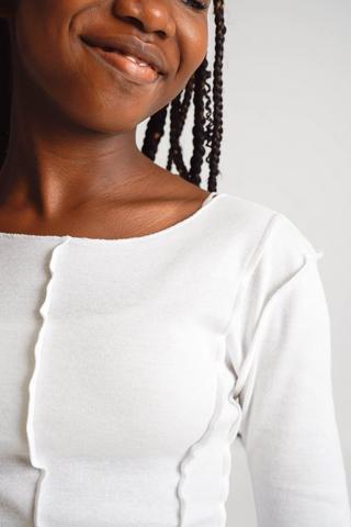 Long Sleeves Crop Top