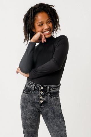 Turtle Neck Long Sleeve Top