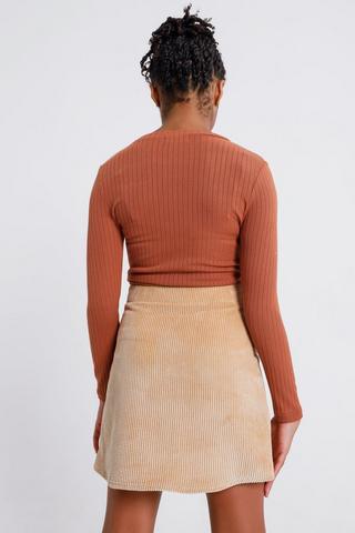 Ribbed Long Sleeve Top