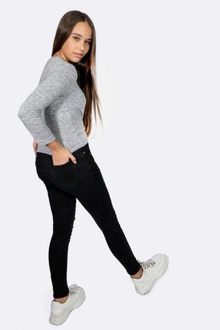 High Waisted Skinny Fit Jeans