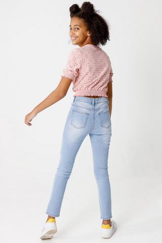 Hi Rise Skinny Fit Jeans