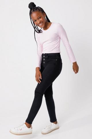 High Waisted Skinny Fit Jeans