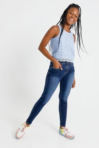 Low Rise Skinny Fit Jeans