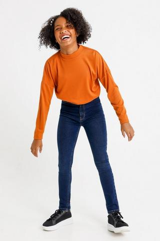 Hi Rise Skinny Fit Jeans