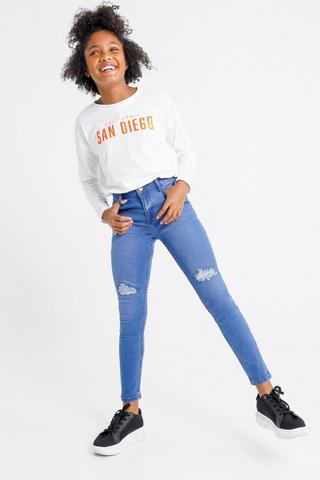 Low Rise Skinny Fit Jeans