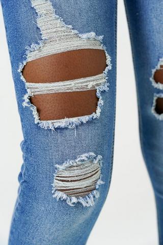 High Rise Skinny Fit Jeans