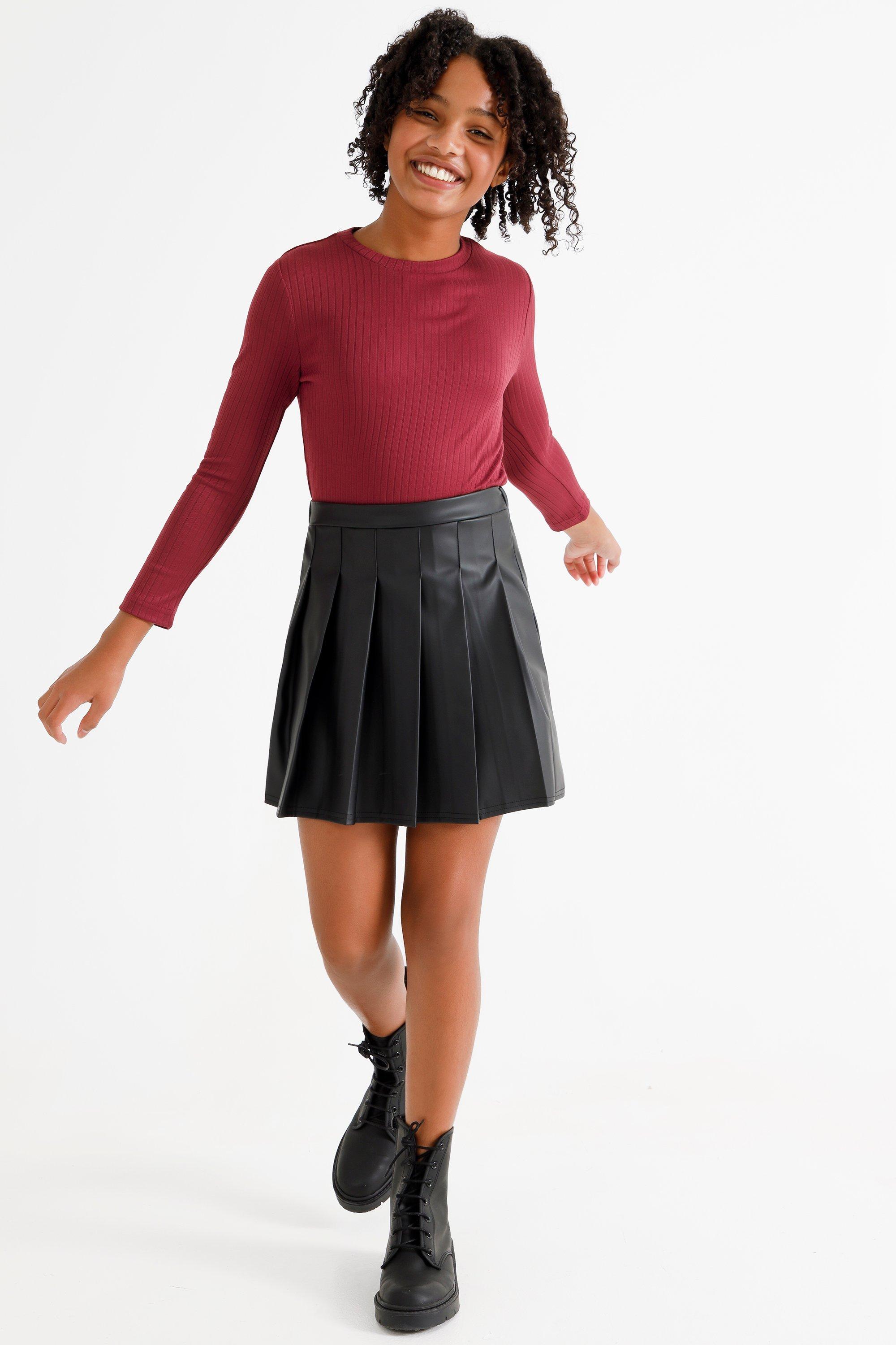 Pleated skirt mr on sale price