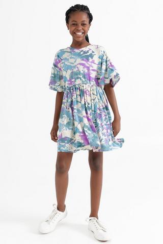 Tie Dye Babydoll Dress