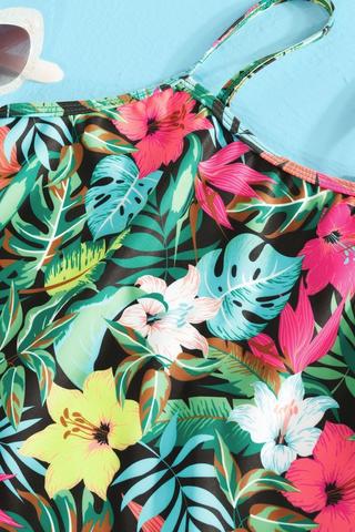 Tropical Print Swimsuit