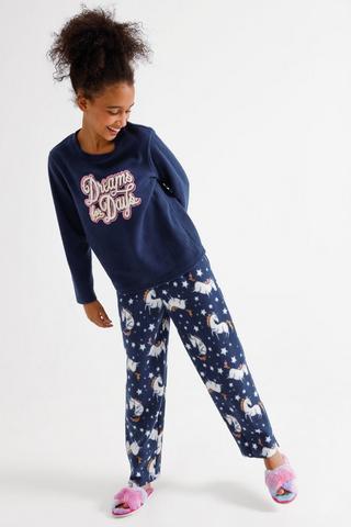 Unicorn Print Sleepwear Set