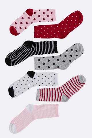 7 Pack Socks