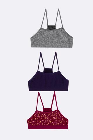 3 Pack Strappy Crop Tops
