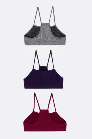 3 Pack Strappy Crop Tops