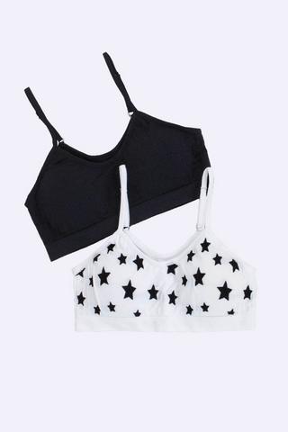 2 Pack Crop Bra