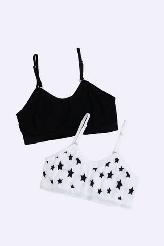 2 Pack Crop Bra