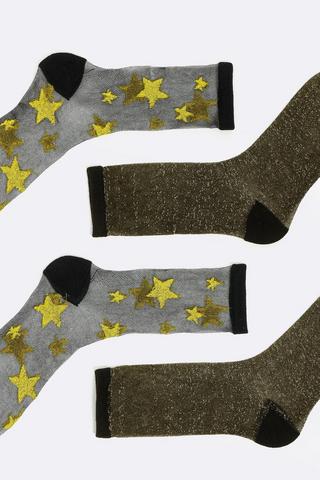 2 Pack Sheer Socks