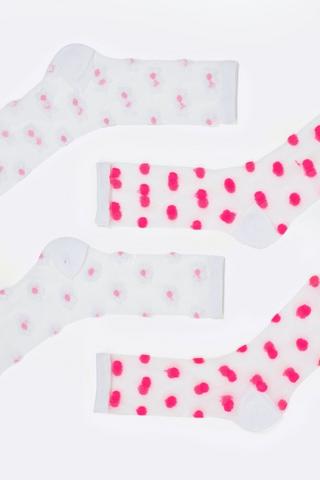 2 Pack Sheer Socks