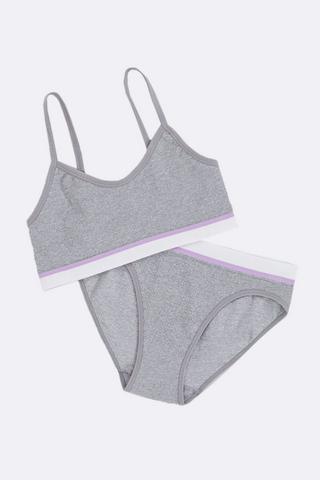 Crop Top And Bikni Set