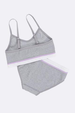 Crop Top And Bikni Set