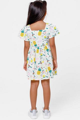 Printed Button Down Dress