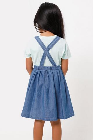 Denim Pinafore Dress