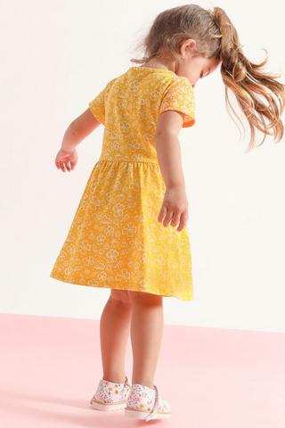 Tropical Print Dress