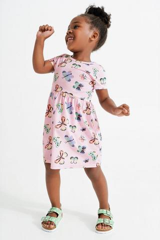 Butterfly Pattern Dress