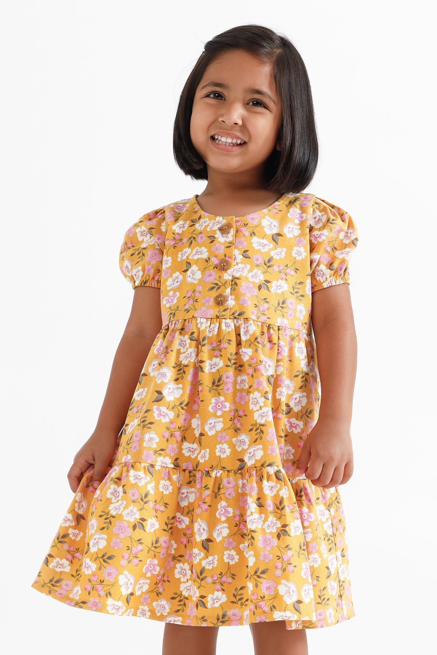 Floral Trapeze Dress