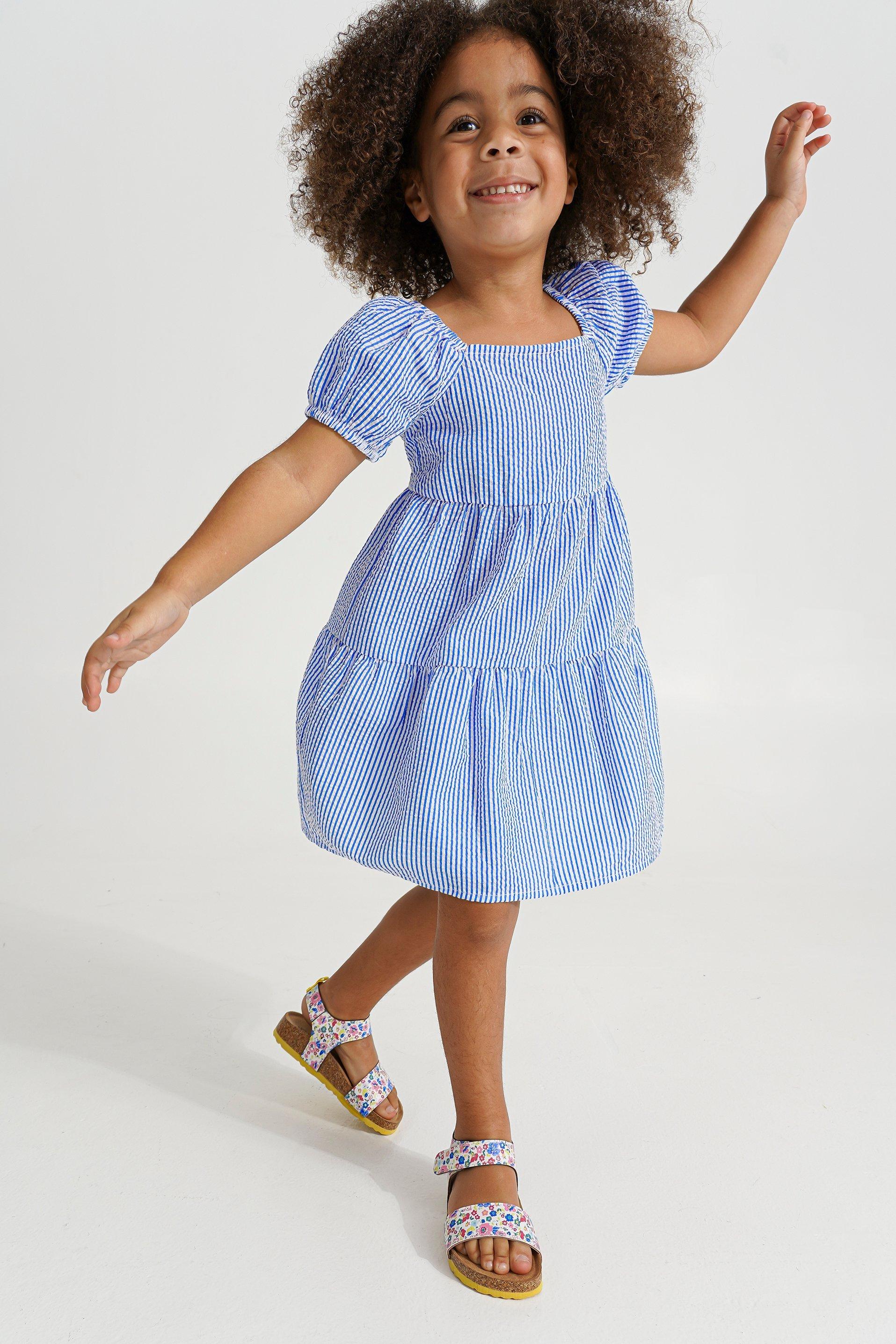Puff Sleeve Trapeze Dress