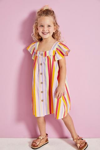 Stripe Swing Dress