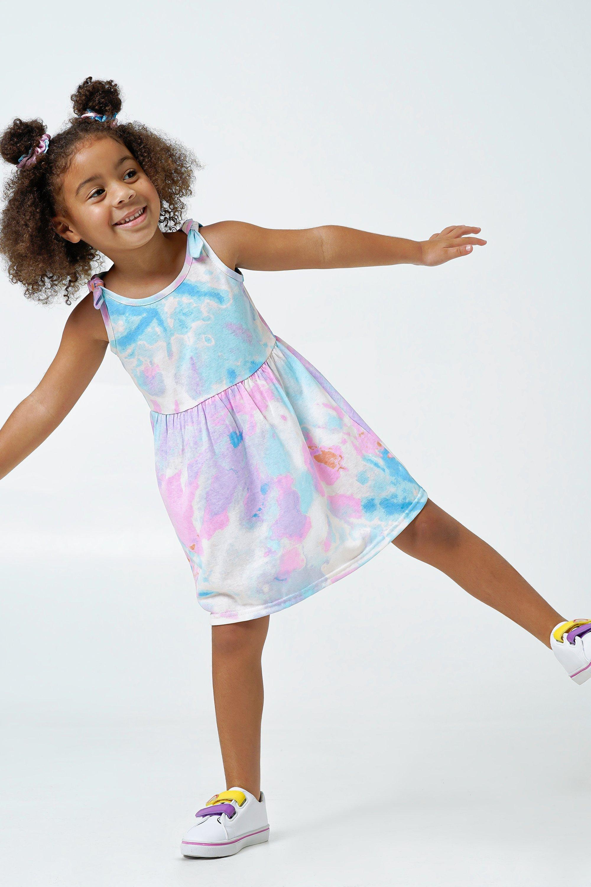 Girls tie deals dye dress