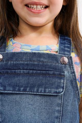Denim Pinafore Dress