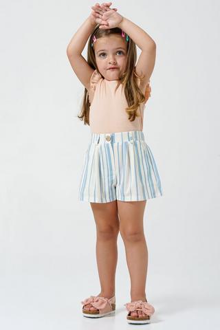 Stripe Paperbag Short