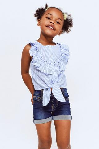 Girls short jean on sale shorts