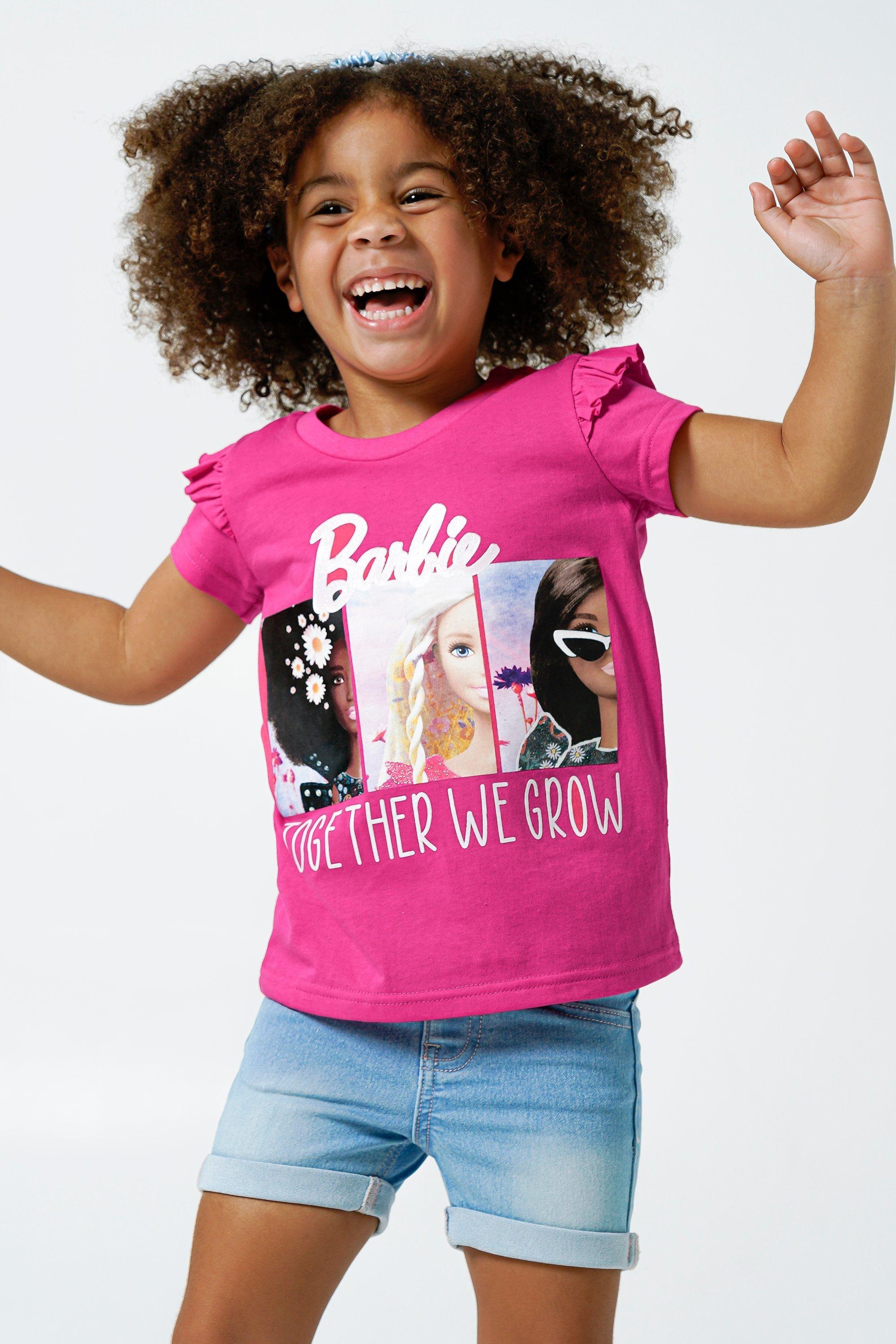 Barbie tops for girls hot sale