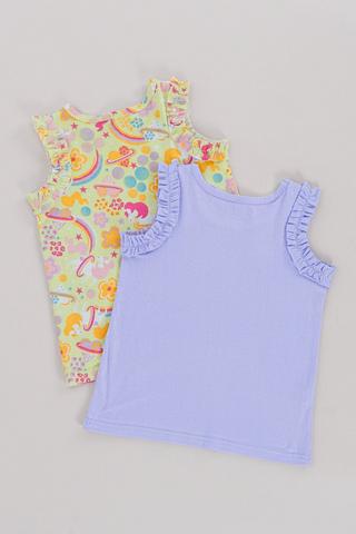 2 Pack Print Vest