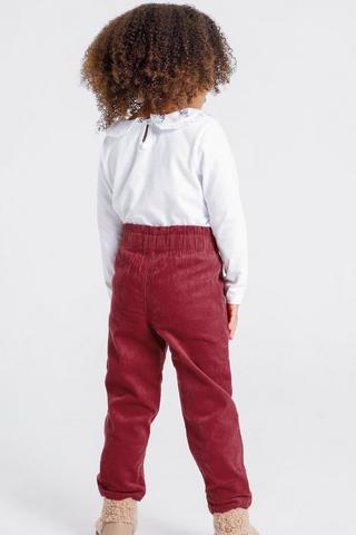 Paperbag Corduroy Pants