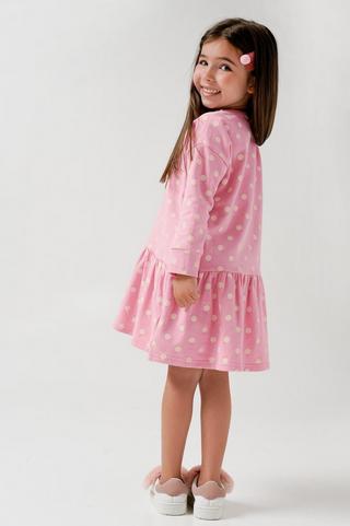 Drop Waist Polka Dot Dress