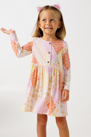 Floral Long Sleeve Dress