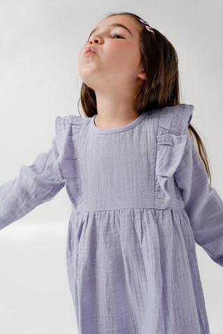 Frill Long Sleeve Dress