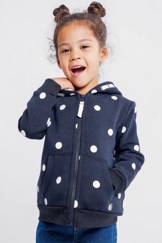 Polka Dot Hoodie