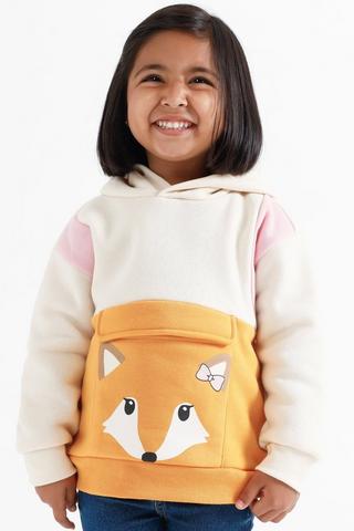 Fox Print Hoodie