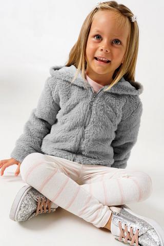 Faux Fur Bomber Jacket