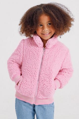 Fluffy Bomber Jacket