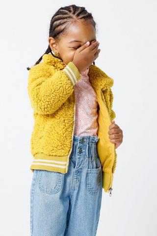 Fluffy Bomber Jacket