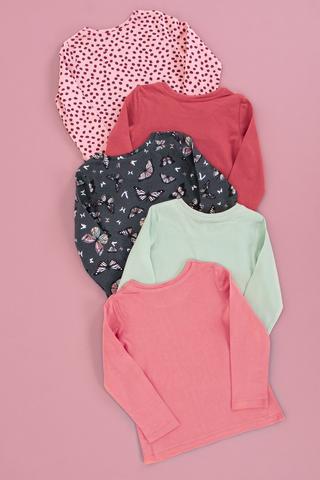 5 Pack Long Sleeve Tops
